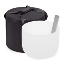 Gear4music Life 11" Crystal Singing Bowl with Carry Bag, 432Hz, Note D