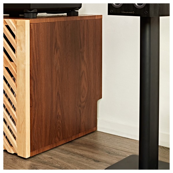 AVCOM Short Hifi Cabinet, Walnut
