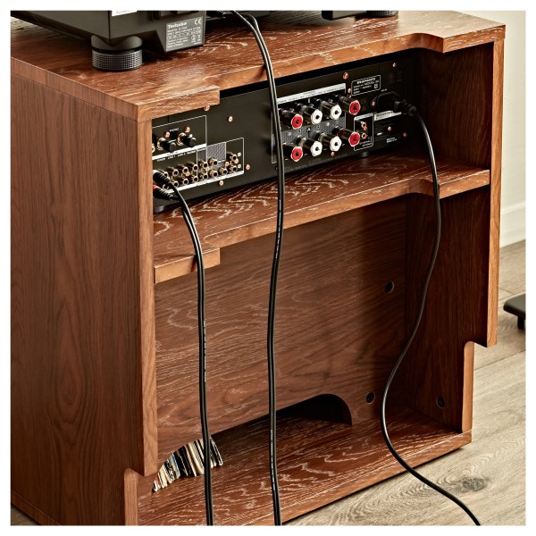 AVCOM Short Hifi Cabinet, Walnut