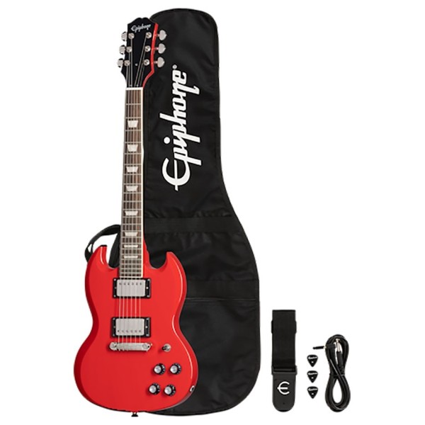 Epiphone Power Players SG Pack, Lava Red pack 