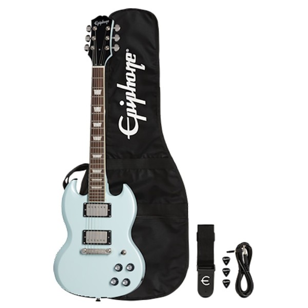 Epiphone Power Players SG Pack, Ice Blue front