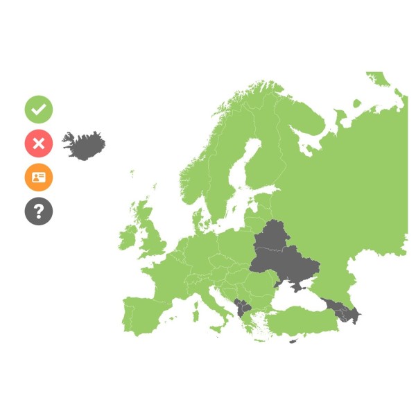 Digital Wireless Frequency License Map