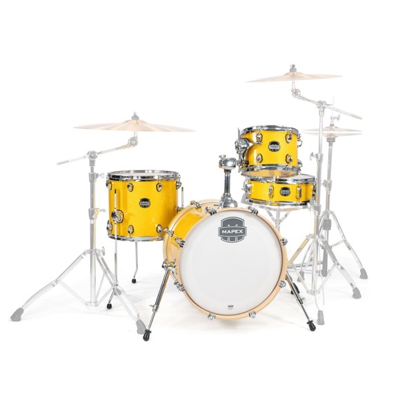 Mapex Mars Birch 18'' 4pc Bop Shell Pack, Sunflower Sparkle