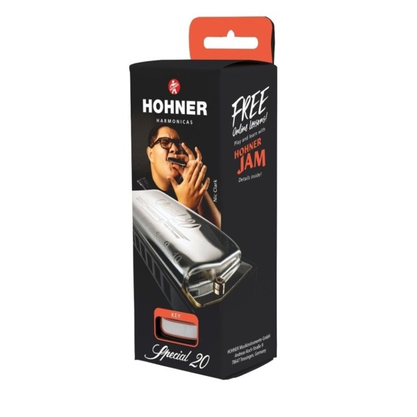 Hohner Progressive Special 20 Harmonica, A