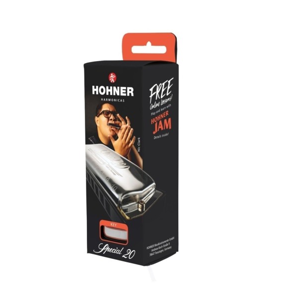 Hohner Progressive Special 20 Harmonica, Ab Country
