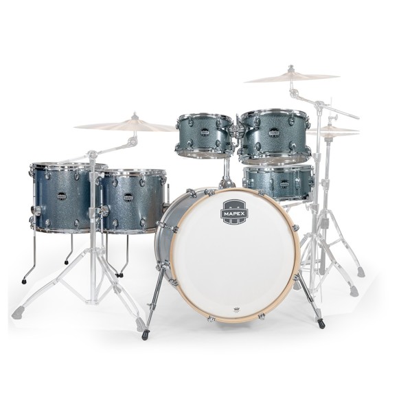 Mapex Mars Birch 22'' 6pc Crossover Shell Pack, Twilight Sparkle