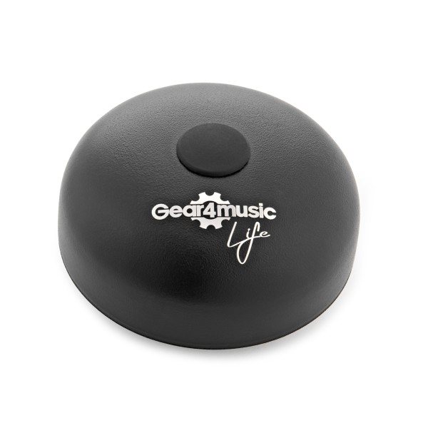 Gear4music Life 3" Steel Tongue Drum 6 Notes, A Pentatonic, Ink Black