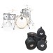 Mapex Mars Birch 22'' 5pc Crossover Shell Pack w/Bags, Diamond