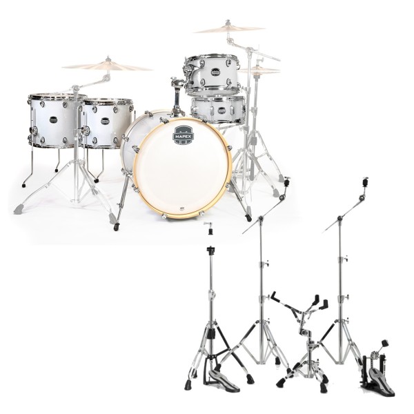 Mapex Mars Birch 22'' 5pc Crossover Drum Kit w/Hardware, Diamond