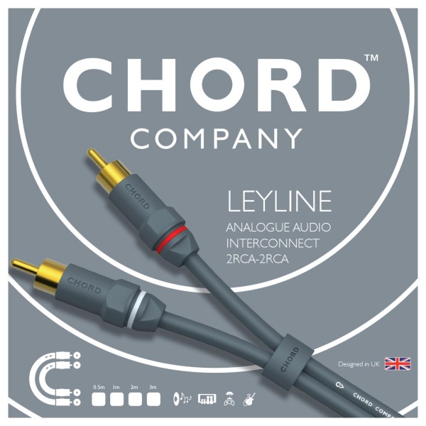 Chord Leyline 2RCA to 2RCA 1m - box art 