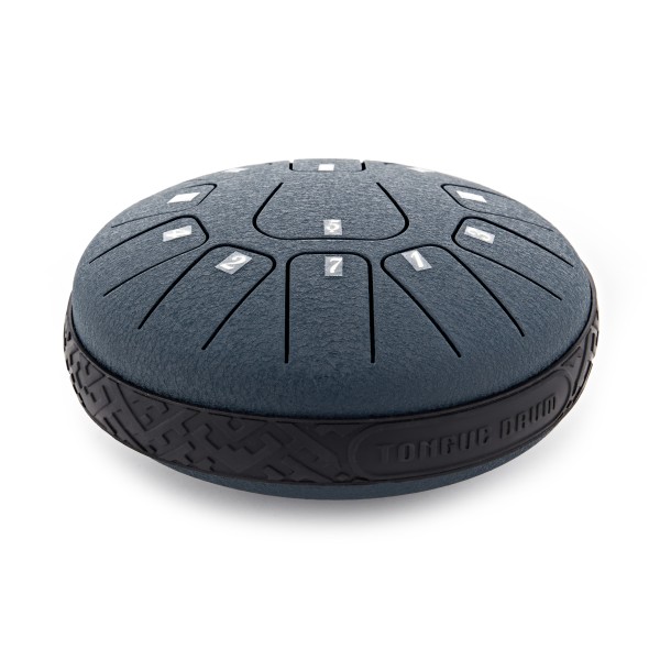 Gear4music Life 6" Steel Tongue Drum 11 Notes, D Major, Navy Blue