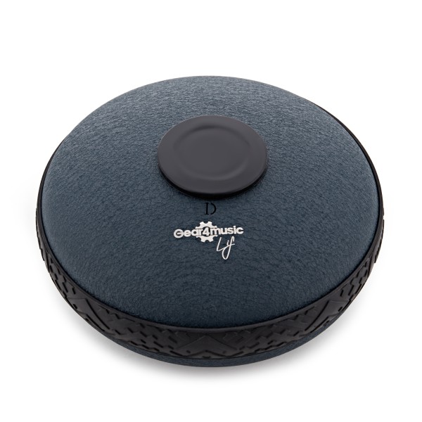 Gear4music Life 6" Steel Tongue Drum 11 Notes, D Major, Navy Blue
