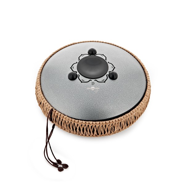 Gear4music Life 12" Steel Tongue Drum 15 Notes, D-Major, Meteorite
