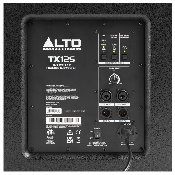 Alto Professional TX12S Active Subwoofer at Gear4music