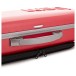 BAM Graffiti Hightech Oblong Violin Case, Raspberry Red & Silver