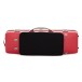 BAM Graffiti Hightech Oblong Violin Case, Raspberry Red & Silver