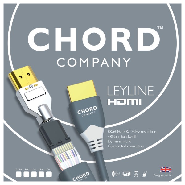 Chord Leyline HDMI 8K (48Gbps) 1m - box art 