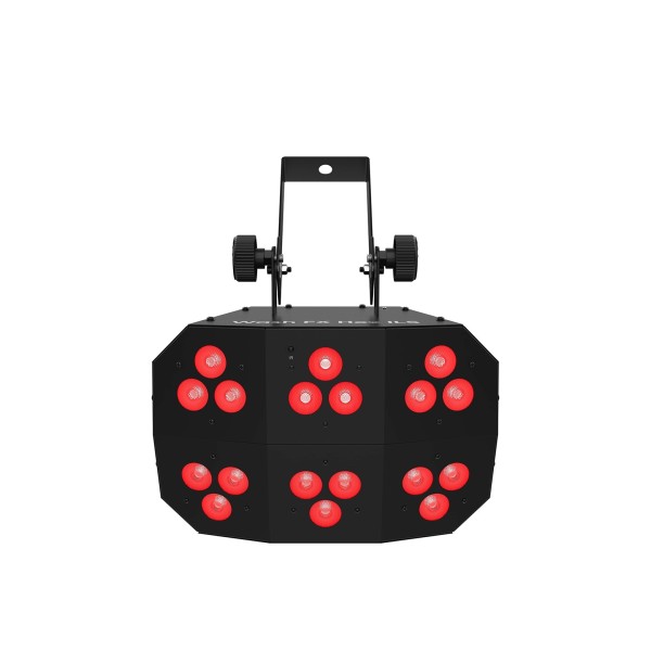 Chauvet DJ Wash FX Hex ILS Multi-Effect Light - Front, On