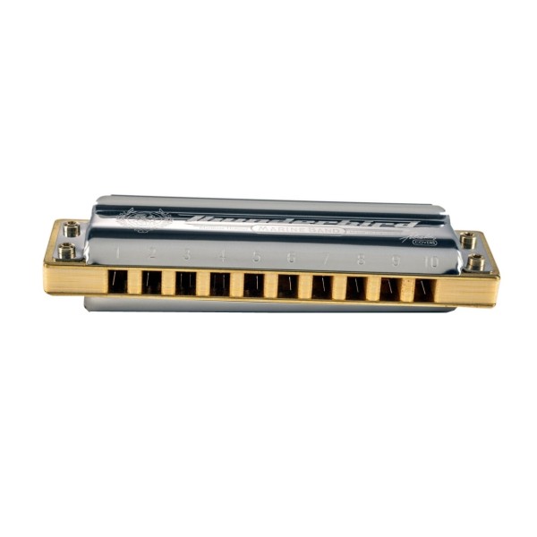 Hohner Marine Band Thunderbird Harmonica, Low F - back