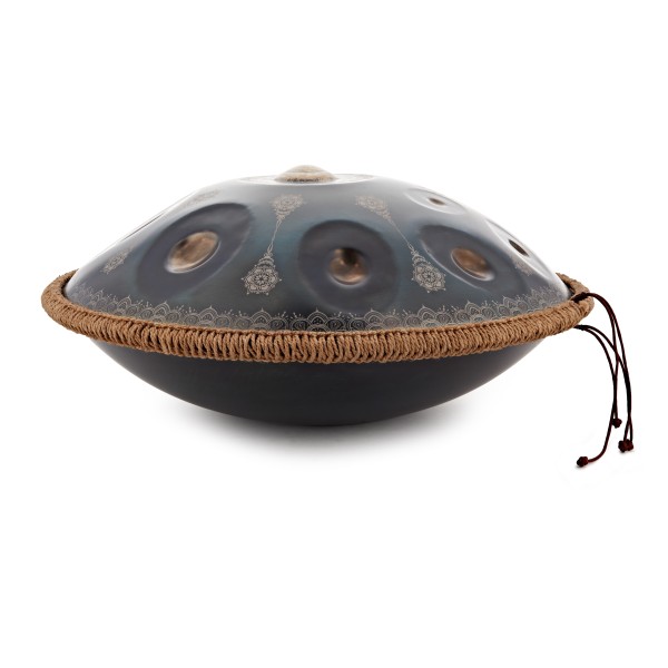 Gear4music Life Handpan 12 Notes D Kurd, Black Gold