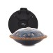 Gear4music Life Handpan 12 Notes D Kurd, Black Gold