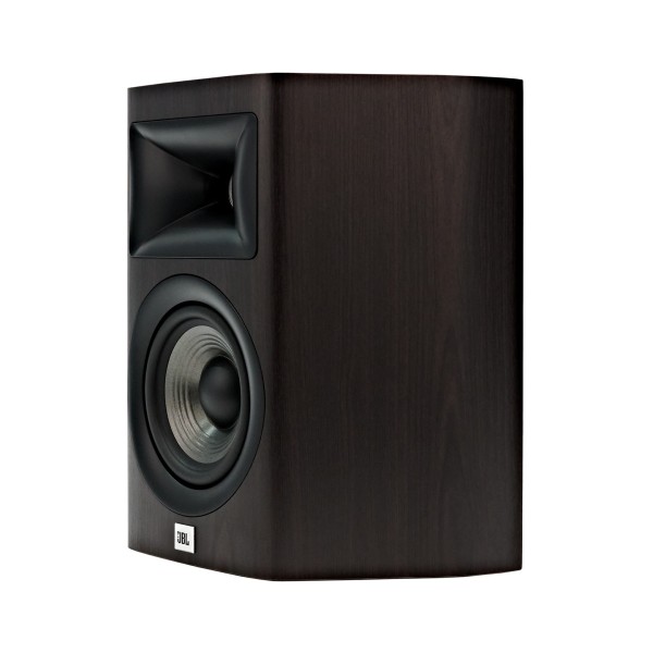 JBL Studio 610 On-Wall Surround Sound Speaker, Dark Wood - Side view