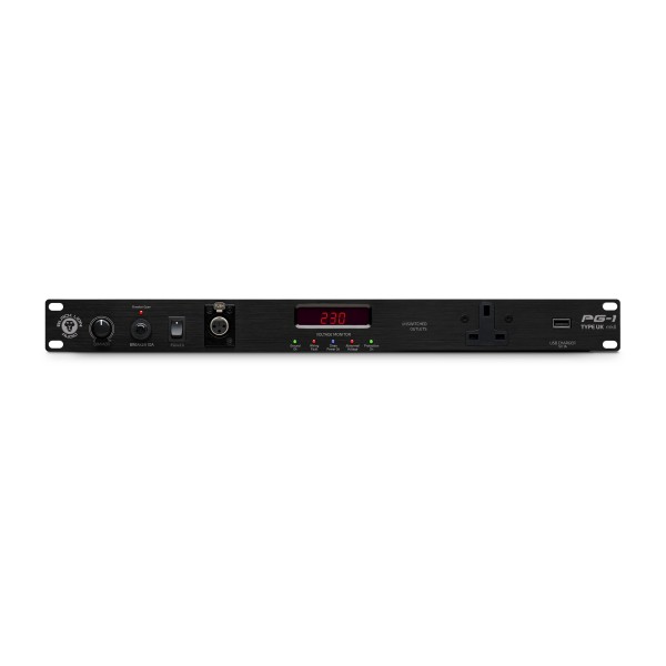 Black Lion Audio PG1-MK2 Power Conditioner with UK Plugs - Front