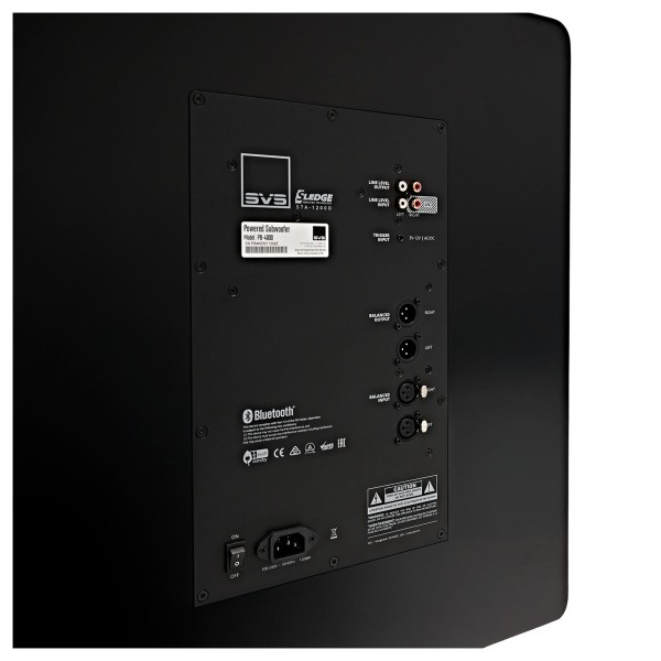 SVS PB4000 Subwoofer, Gloss Black - rear