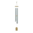 Gear4music Life 5 Note Wind Chime, Silver