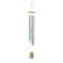 Gear4music Life 5 Note Wind Chime, Silver
