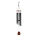 Gear4music Life 6 Notes Wind Chime, Black