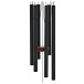 Gear4music Life 6 Notes Wind Chime, Black