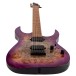 Spira Guitars S-450 TPP Poplar Burl, Gloss Trans Purple - Vertical