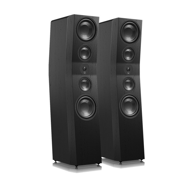 SVS Ultra Evolution Pinnacle Floor Standing Tower Loudspeaker (pair), Black Ash - main pair img