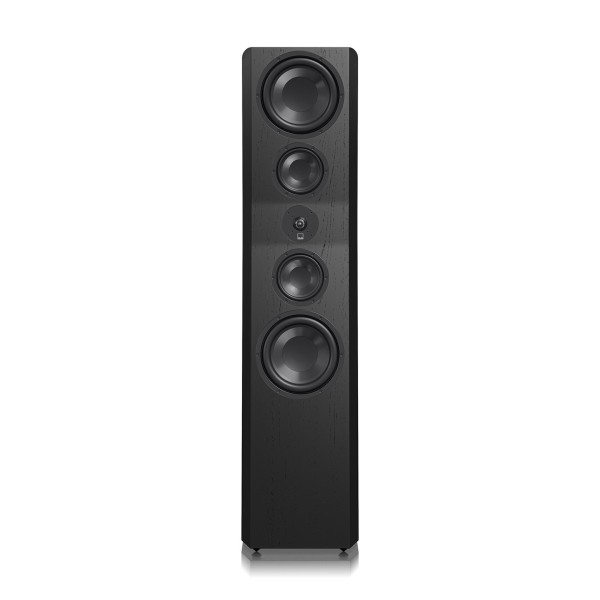 SVS Ultra Evolution Pinnacle Floor Standing Tower Loudspeaker (pair), Black Ash - front no grille 