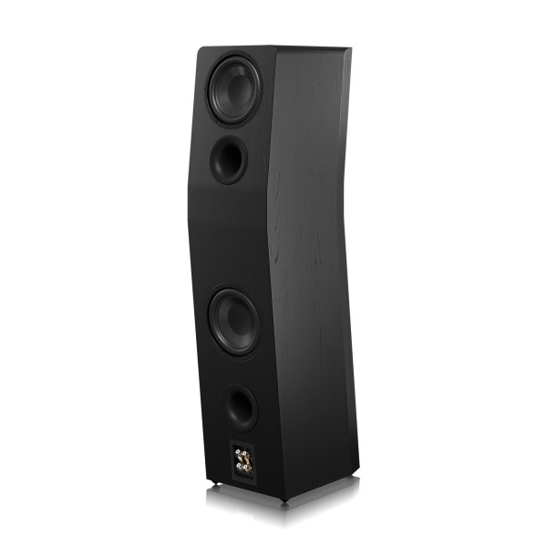 SVS Ultra Evolution Pinnacle Floor Standing Tower Loudspeaker (pair), Black Ash - reartilt 