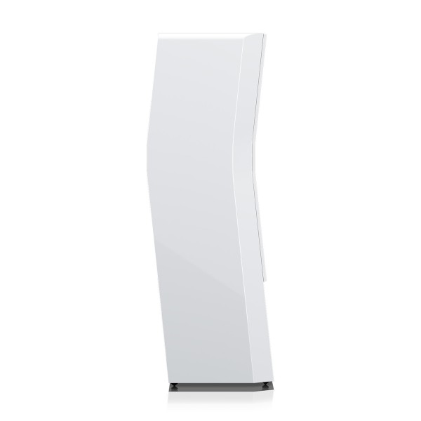 SVS Ultra Evolution Pinnacle Floor Standing Tower Loudspeaker (Pair), Piano Gloss White - side profile 
