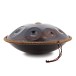 Gear4music Life Handpan 10 Notes D Kurd, Black Rainbow