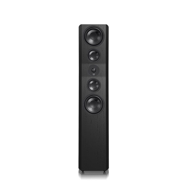 SVS Ultra Evolution Titan Floor Standing Tower Loudspeaker (Pair), Black Ash - front no grille 
