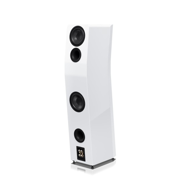 SVS Ultra Evolution Titan Floor Standing Tower Loudspeaker (pair), Piano Gloss White - rear 