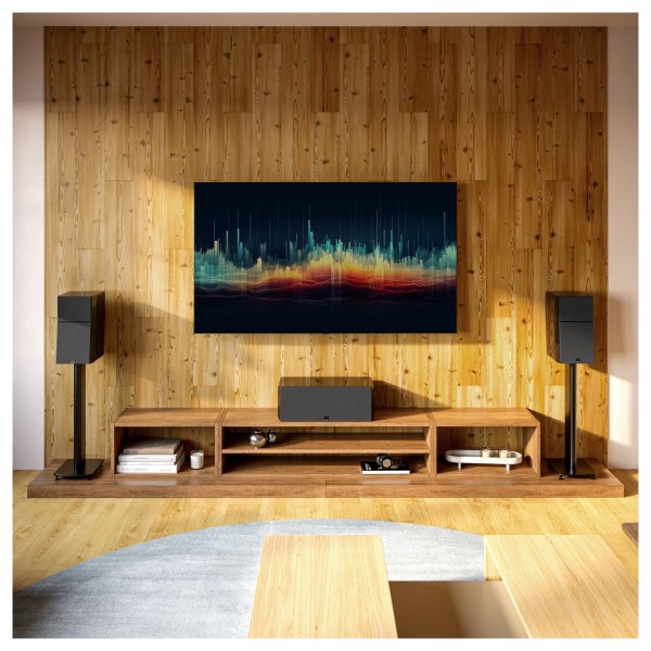 SVS Ultra Evolution Centre Loudspeaker, Piano Gloss Black - Lifestyle Image, home cinema system