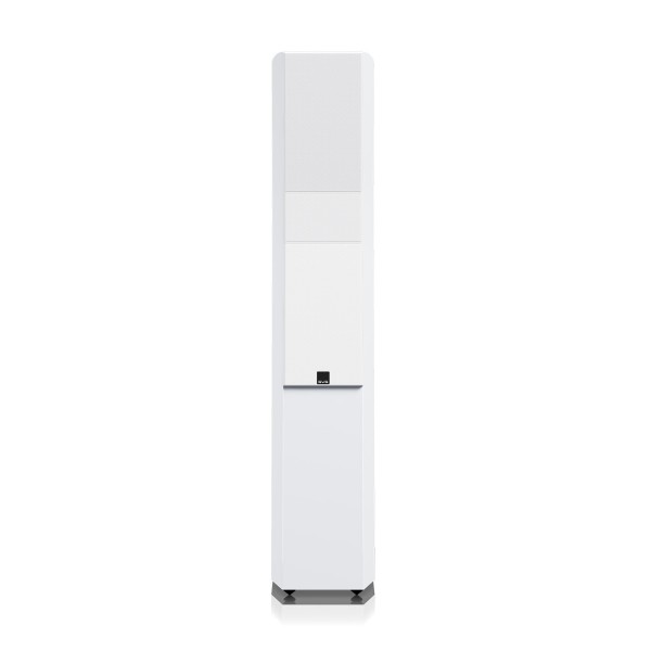 SVS Ultra Evolution Tower Floor Standing Loudspeaker (pair), Piano Gloss White - sginle front profile grille on