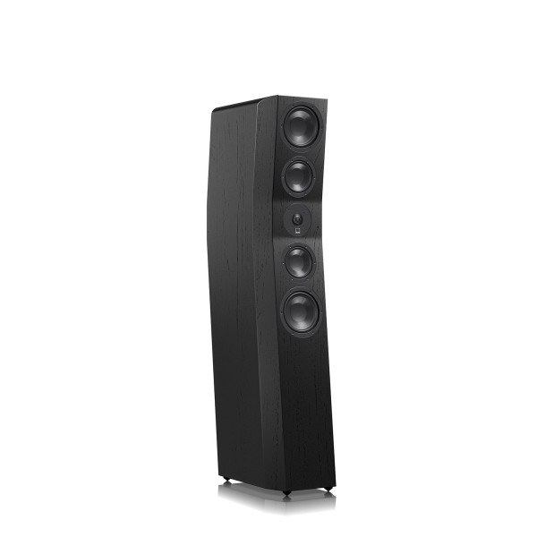 SVS Ultra Evolution Tower Floor Standing Loudspeaker (pair), Black Ash - single turn no grille 