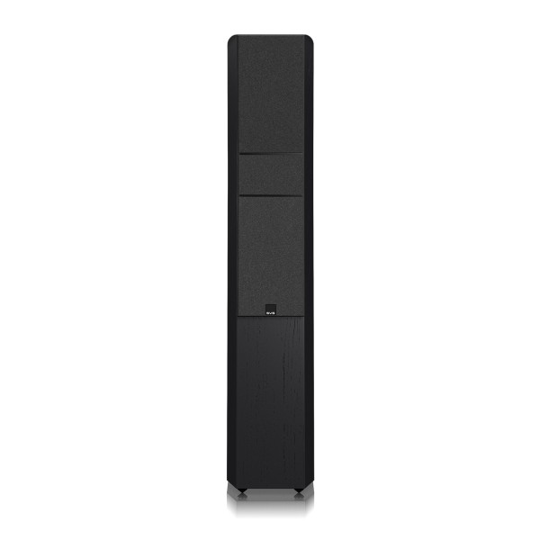 SVS Ultra Evolution Tower Floor Standing Loudspeaker (pair), Black Ash - front profile grille on 
