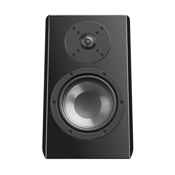 SVS Ultra Evolution Elevation Loudspeakers (Pair), Piano Gloss Black - Front view