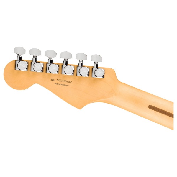 Fender Player II Modified Stratocaster RW, Electric Blue headstock back 
