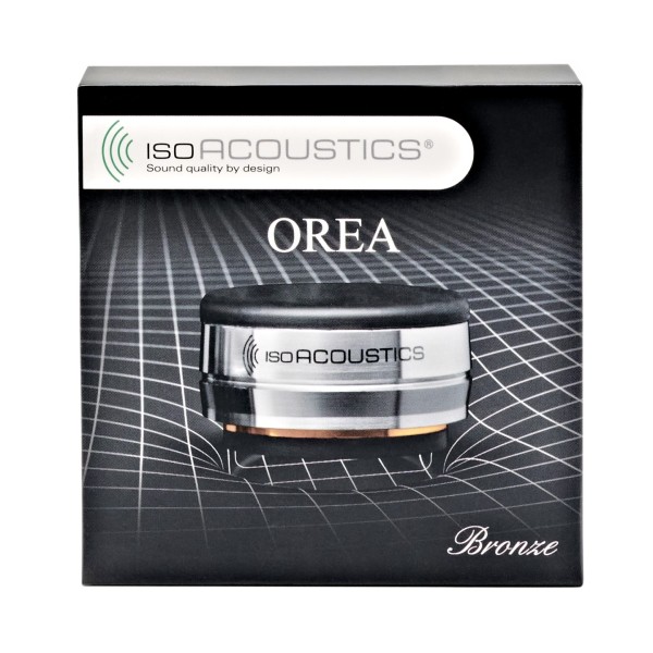 IsoAcoustics OREA Bronze Equipment Isolation Puck Package