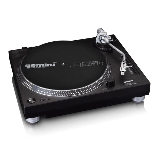 Gemini TT5000 Direct Drive DJ Turntable - Angled