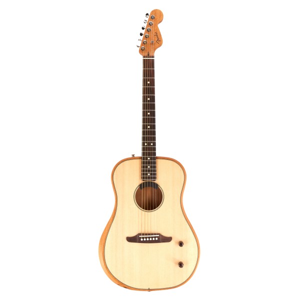 Fender Highway Series Parlor Electro Acoustic RW, Natural - Secondhand