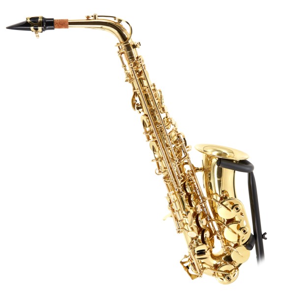 Alto Saxophone by Gear4music, Gold - Secondhand